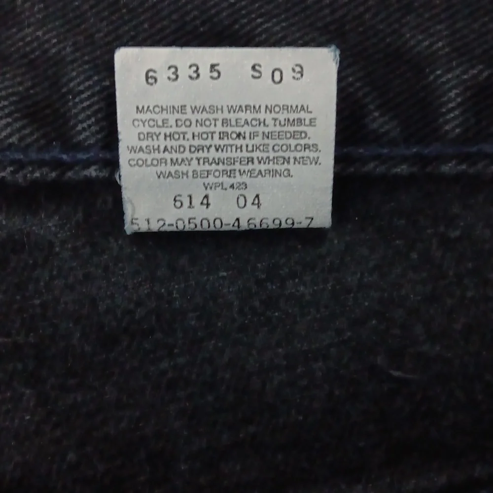 Levi's 550 Jeans Men's Size *33 x 28 Black Husky Relaxed Fit Made In USA Pre-own